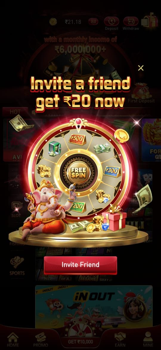 K21 Game app logo with gold letters, red background and casino elements